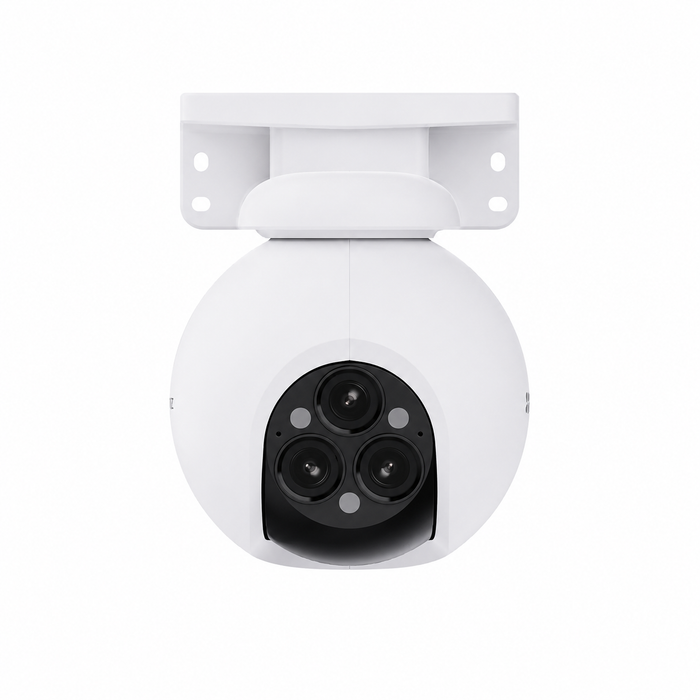 EZVIZ H80f Multi 2K⁺ - Wi Fi Para Exteriores con Triple Lente, Zoom 12× y Cobertura 360°