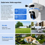 EZVIZ H9c Dual 2K - Wi Fi Para Exteriores con Doble Lente y Giro 360°