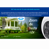 EZVIZ H80f Multi 2K⁺ - Wi Fi Para Exteriores con Triple Lente, Zoom 12× y Cobertura 360°