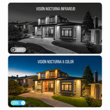 LANTUN P6 QQ6 3K - Wi Fi para Exteriores con Doble Lente, Zoom 8× y Monitoreo 360°