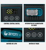 Nivel Láser Profesional BIYOTI 4D 16 Líneas Verdes 4×360° - con Pantalla Digital BYT 4D17LL