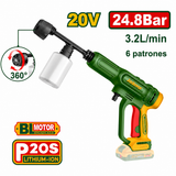 Hidrolavadora Portátil Inalámbrica JADEVER 20V Brushless 24.8 Bar - con Accesorios JDQX11203