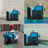 Nivel Láser Profesional XTD 4D 16 Líneas Verdes 4×360° - con Pantalla Digital 8218S