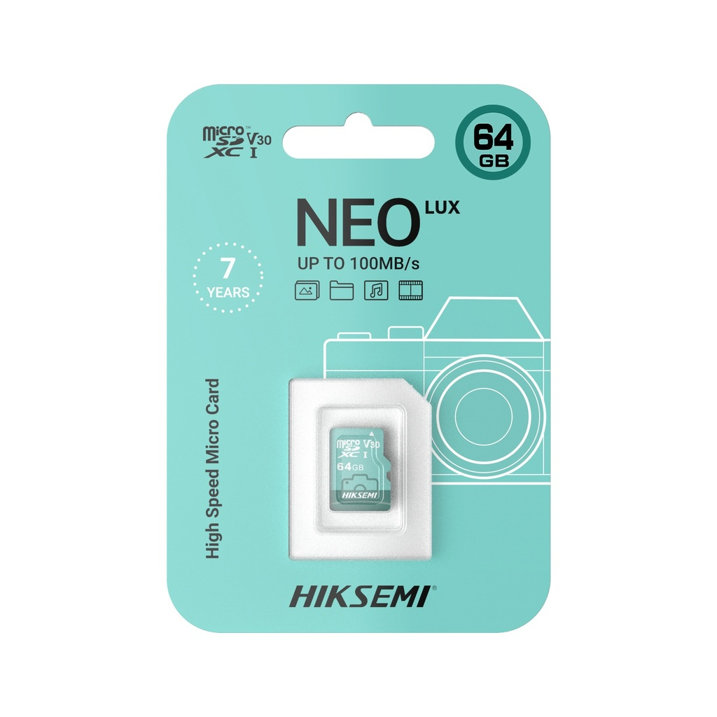 HIKSEMI HS-TF-D3/64G Memoria Micro SD 64GB Neo Lux