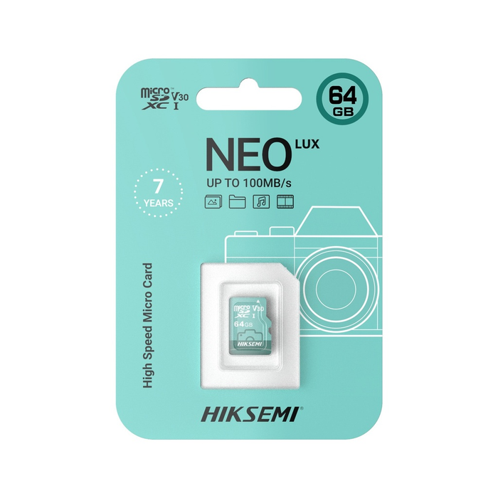 HIKSEMI HS-TF-D3/64G Memoria Micro SD 64GB Neo Lux